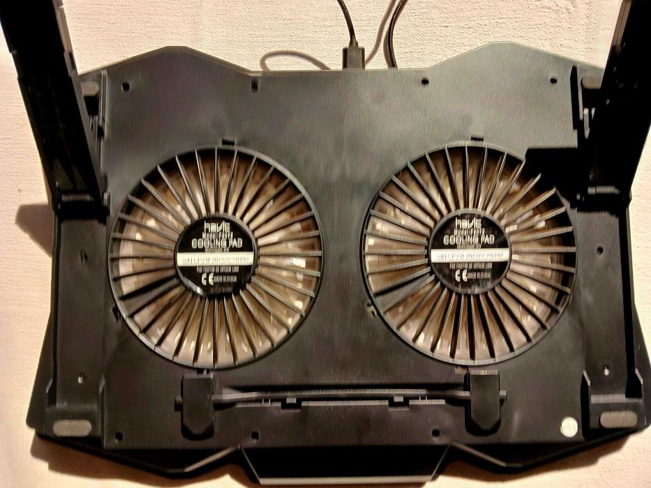 Stand/Cooler notebook Havit F2072, 2 ventilatoare, iluminare RGB