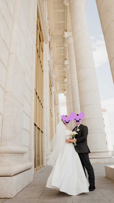 Свадебное платье минимализм