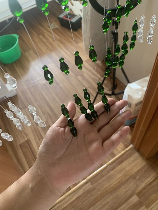 Подвеска шторы хрусталик