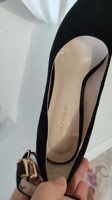 Туфли натуральная замша