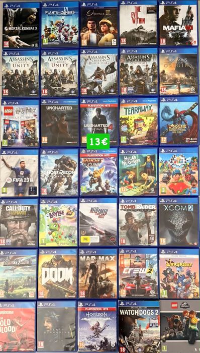 Playstation 4/5 / / Tomb Raider / Need for sleed / Uncharted