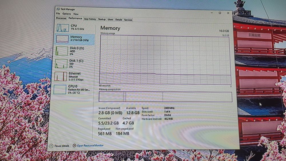 PC Gaming 1080p – i5-7600K, RX 580 8GB, 16GB RAM, SSD+HDD