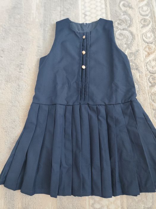 Школьный сарафан с блузкой