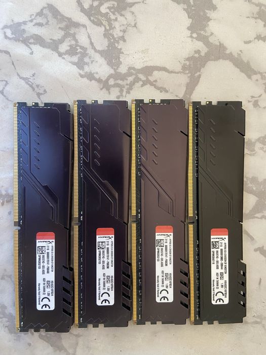 Memorie RAM DDR4 HyperX Fury 16GB (4x4GB) 2133MHz / 2400MHz