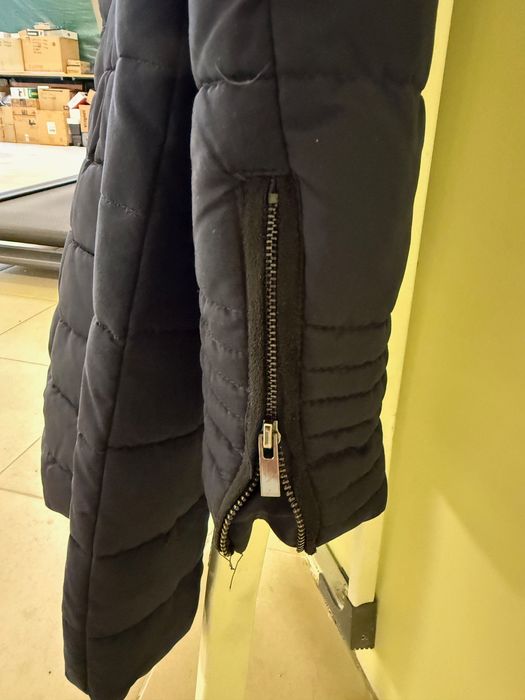 Дамско яке Reserved - зимно, тъмно синьо