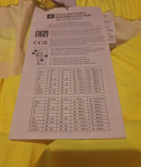 Pantaloni de lucru reflectorizanti waterproof XL