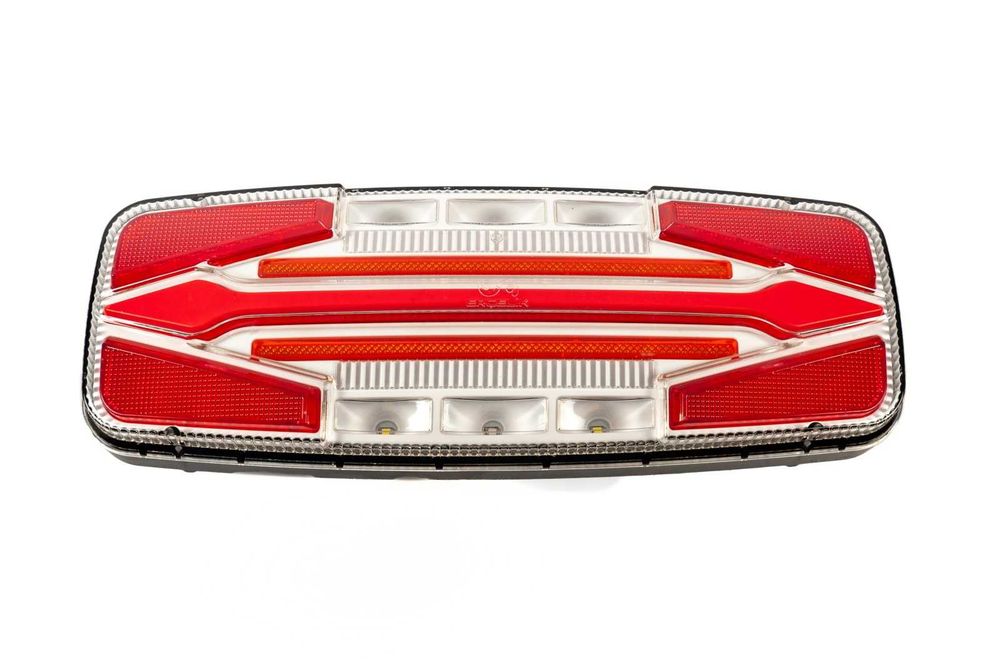 Комплект LED неон стопове с динамичен мигач 5 функции 12V-24V за ремарке и камион