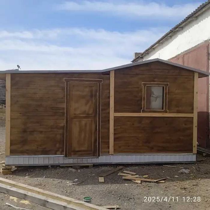 Баня деревянная 3*4.5 новая полностью из дерева