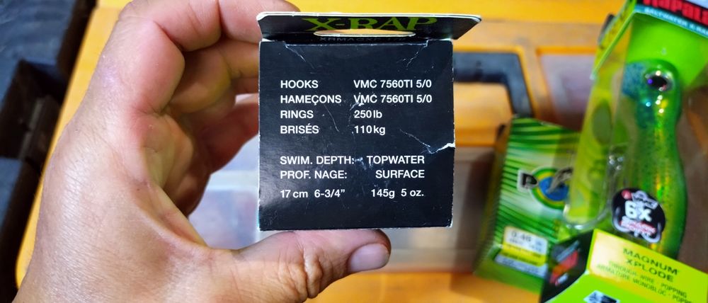 Rapala Попери и плетено влакно Power Pro