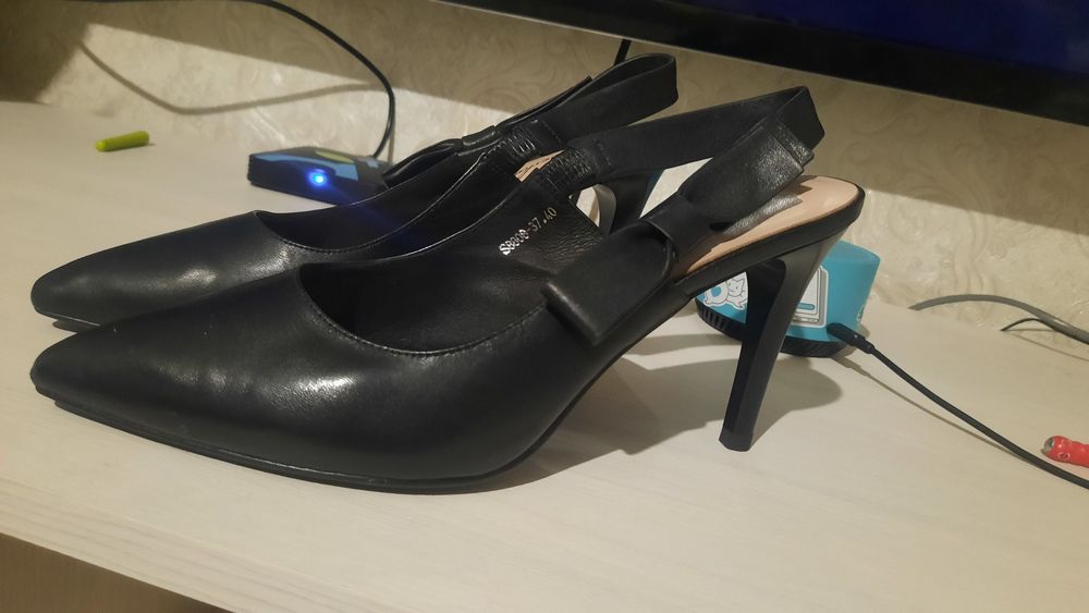 Туфли женские кожаные