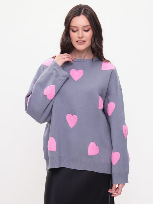 Свитер оверсайз вязанные новые