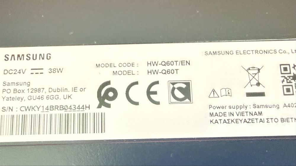 Soundbar Samsung HW-Q60T 5.1