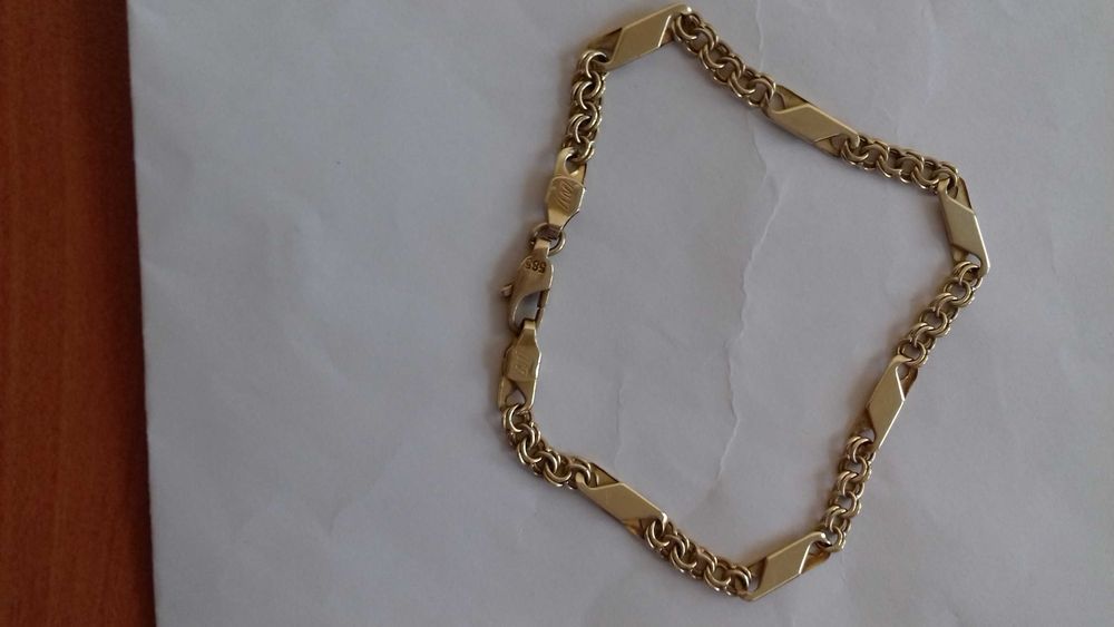 Златна верижка за ръка - 14k, 5,66 грама