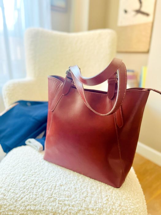 Нова кожена чанта Vera (Италия) / Brand new leather bag Vera (Italy)