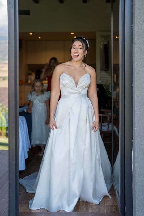 Уникална 2-в-1 булчинска рокля + ПОДАРЪК