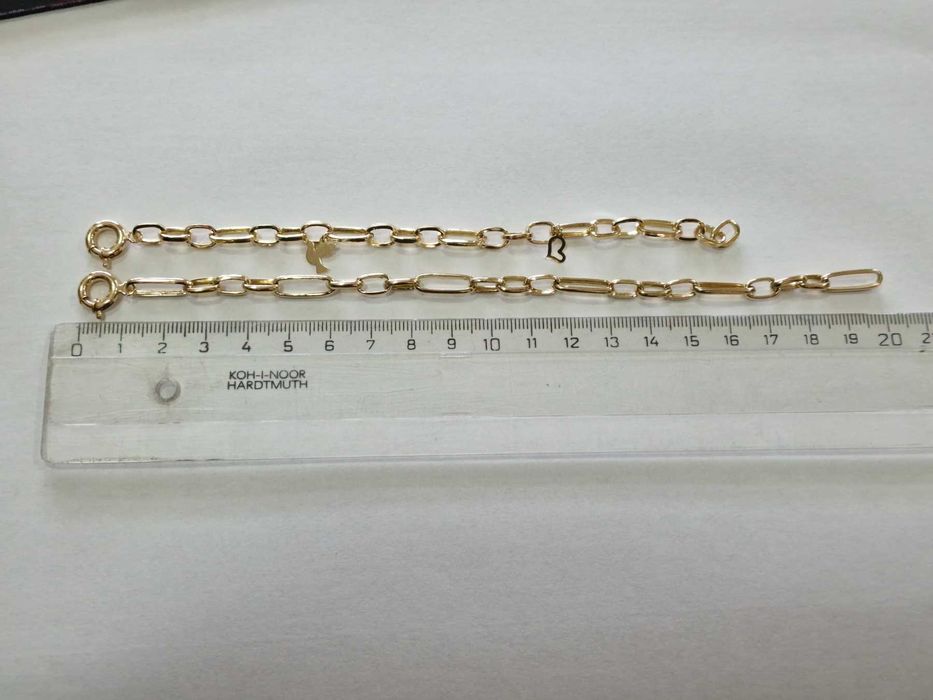 Комплект гривни 14К 585 (мъжка и дамска) / 15.00 гр.
