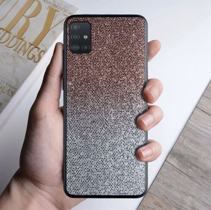 Husa cu sclipici in degrade pt. Samsung Galaxy A51 / J6 Plus / J6+