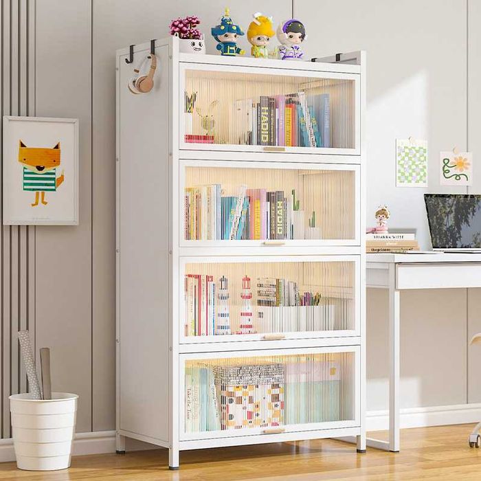 Shkaf javonlari bilan kitob saqlash uchun bor\Книжный шкаф для зала