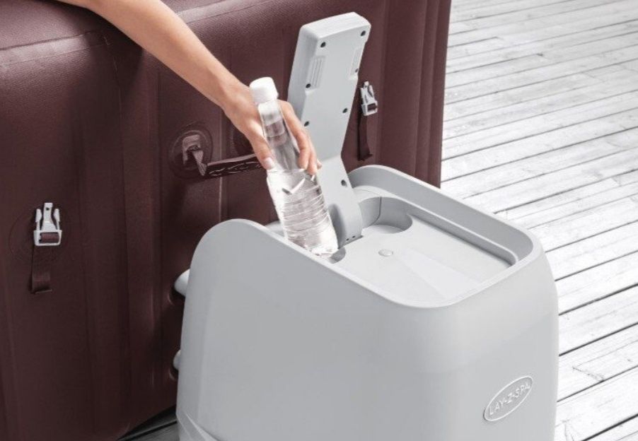 НОВО Суперлуксозно надуваемо джакузи MALDIVES hidro 2.01м-2.01-80см