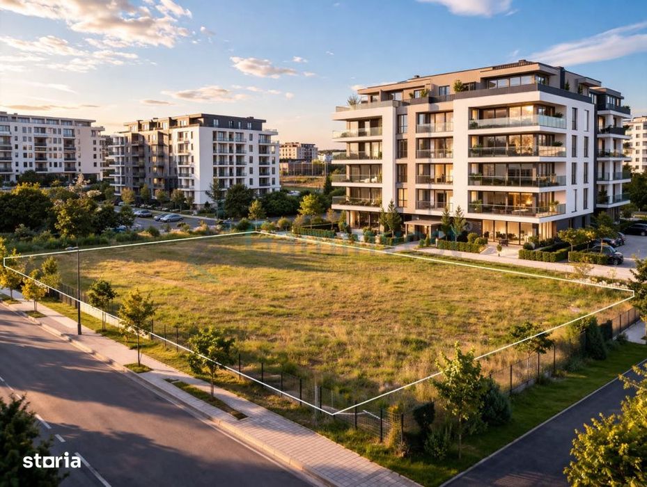 Teren cu PUZ aprobat pentru bloc Oradea,Centrul Civic,Gaminvest, V4111