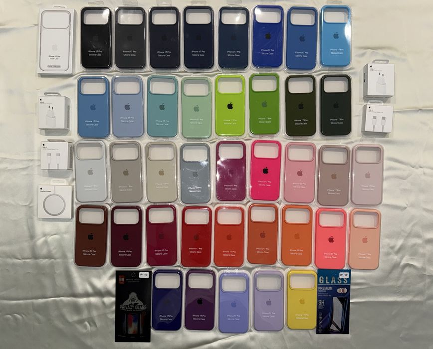 Husa silicon catifea iPhone Air 17 Pro 17 Pro Max logo apple