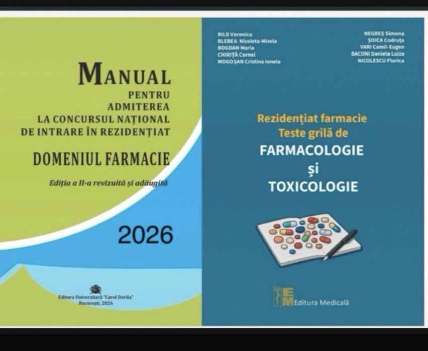 Manual rezidentiat Farmacie 2026