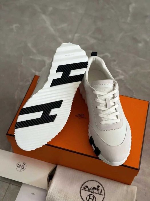 Hermes Bouncing Sneakers White Leather (40-45 номер)