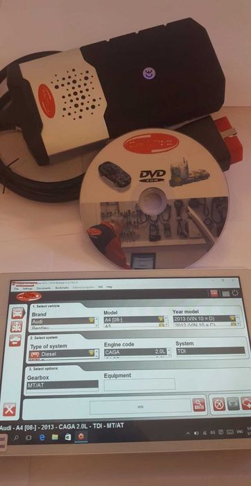 Pret redus ! Diagnoza auto multimarca pentru Itp/Service clasa 2+3 + Laptop militar Panasonic antisoc, limba romana, totul instalat turisme/camioane