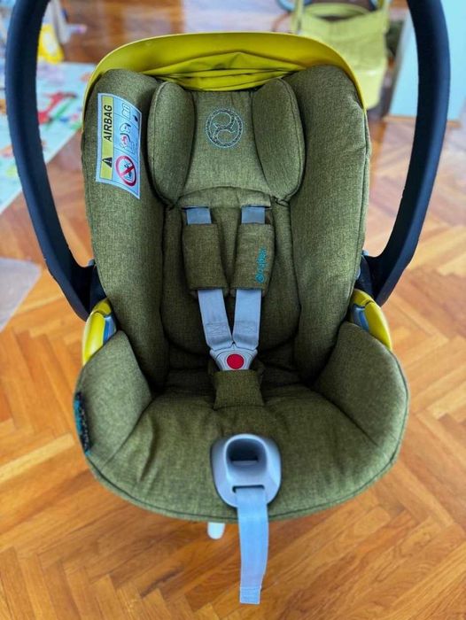 Carucior Cybex Priam Platinum 3 in 1 , cadru Rosegold