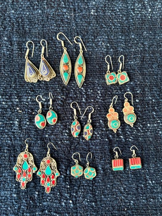 Украшения бижутерия 24шт оптом Индия мельхиор