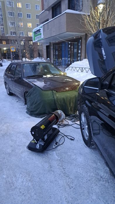 Отогрев авто подогрев