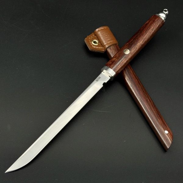 Японски нож Shinobi-Стомана M390,кания от палисандър