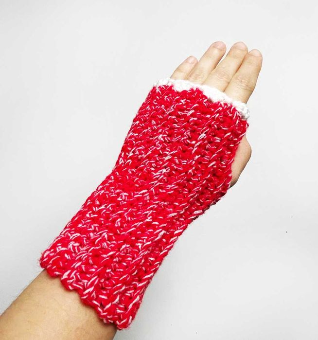 Manusi fara degete crosetate manual