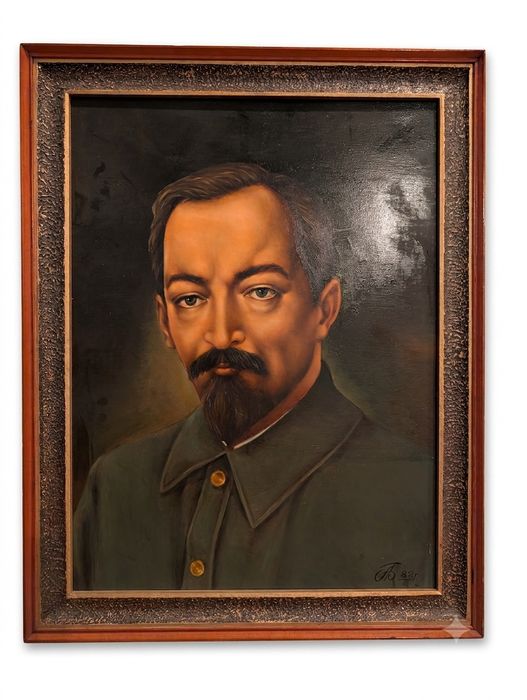 Картина «Портрет Ф. Э. Держинского», масло, 1988 г. (В раме)