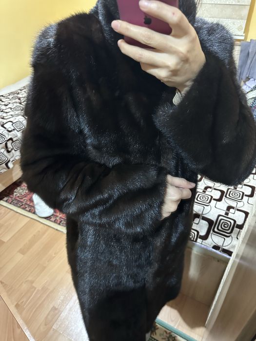 Шуба норковая трансформер 44размер