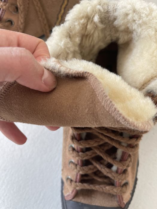 Cizme Converse piele si lana