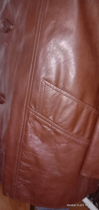 Мужская кожаная куртка