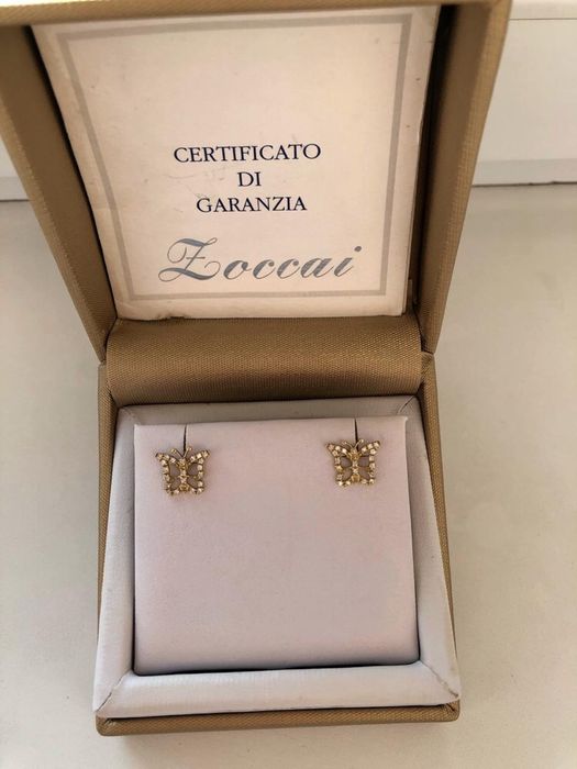 Серьги с бриллиантами Zoccai Италия