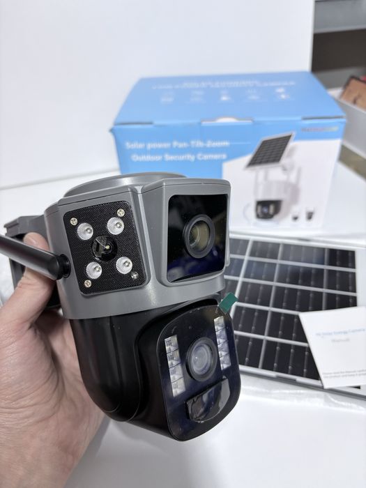 Camera de supraveghere 4G panou solar 6MP MicroSD 64Gb