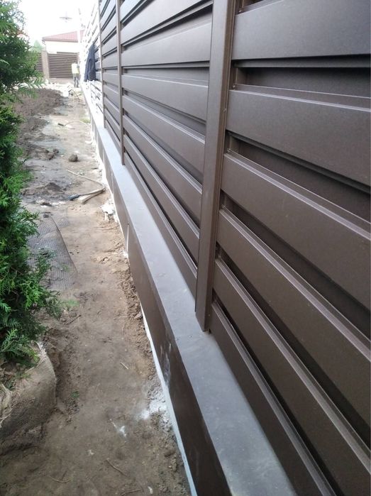 Парапет ЖАЛЮЗИ металлические забор jalyuzi