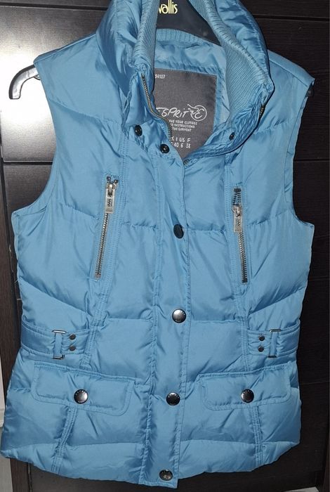 Син пухен елек Espit