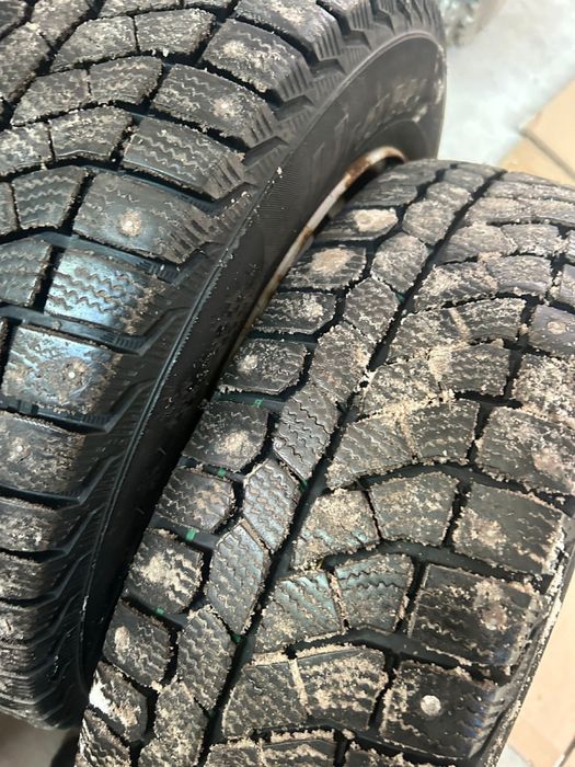 Шипованная резина вместе с дисками