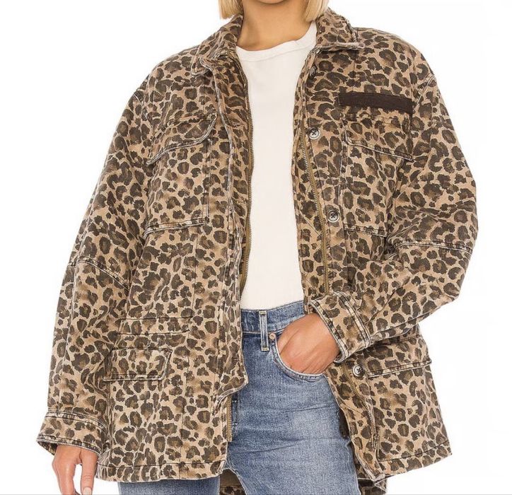 Free people leopard jacket