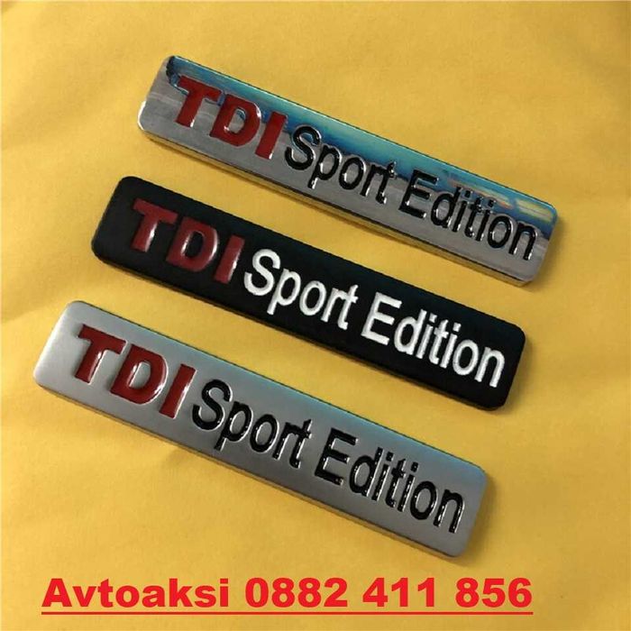 Емблема метална TDI Sport Edition