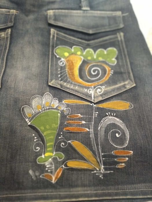 Сет от дънкова пола и блуза