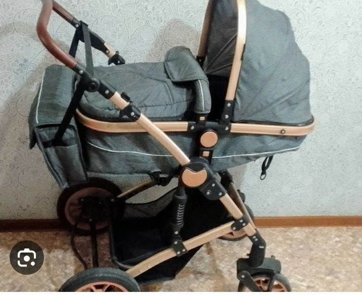 Детская мощная коляска