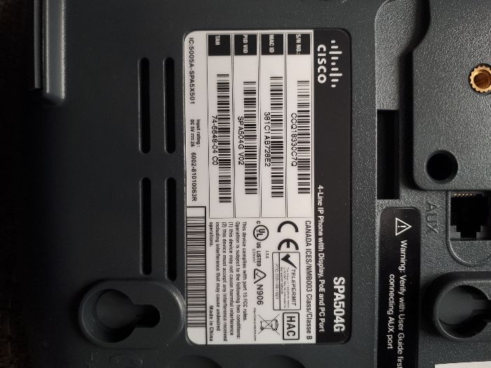 SIP Телефон Cisco SPA504G 4-Line