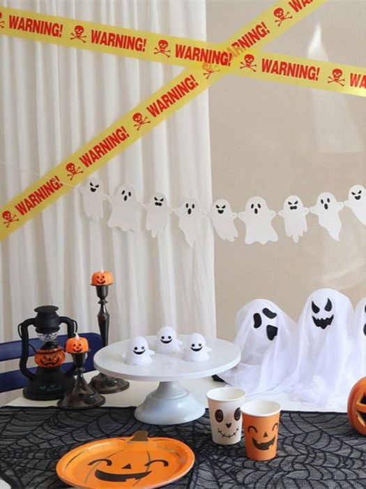 Декоративная лента "СТОП WARNING!"