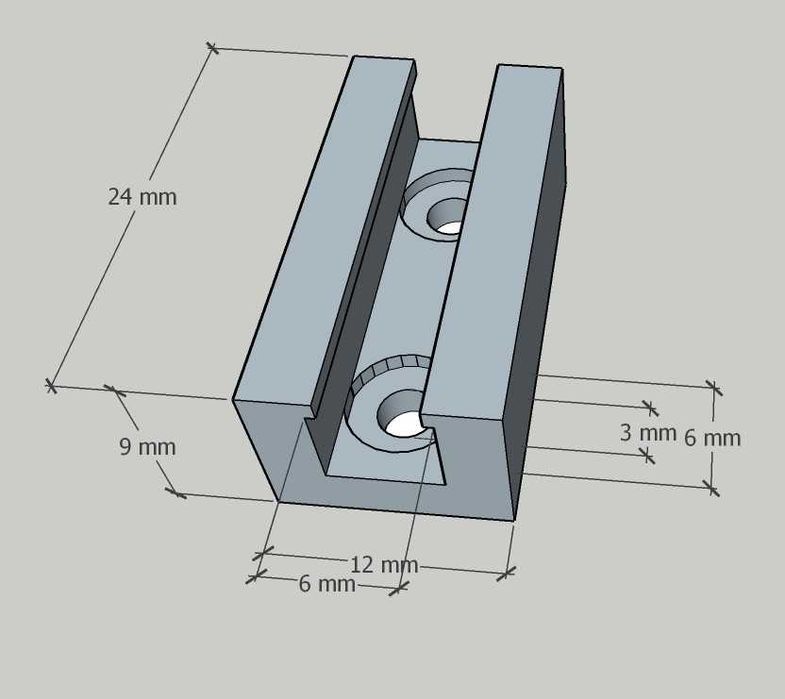 Cleme pentru neon flex de 6mm - ghidaj si fixare 50 bucati.