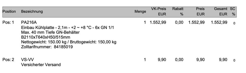 Vitrina rece expunere